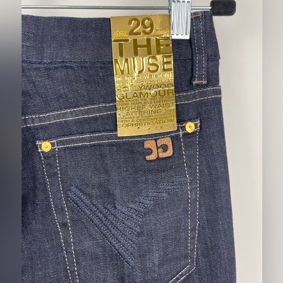 Joe's Jeans Perry Dark Blue Denim‎ Wash Muse Flared Jeans - Picture 3 of 8